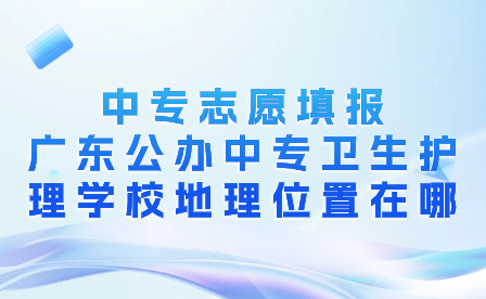 廣東公辦中專衛(wèi)生護(hù)理學(xué)校地理位置在哪？