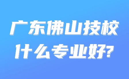 2024年廣東佛山技校什么專(zhuān)業(yè)好?